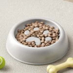 gamelle anti glouton chien patte pour chien et chat