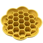 Gamelle Anti Glouton Chien Tournesol jaune