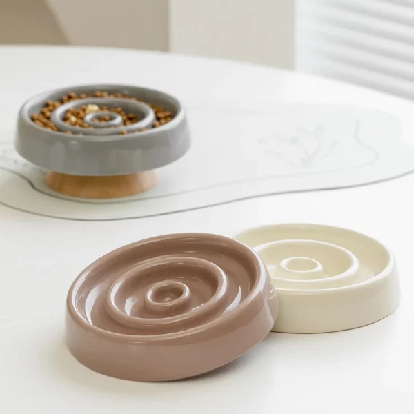 gamelle anti glouton chien spirale pour animaux
