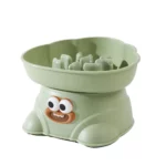 Gamelle Anti-Glouton Chien Ergonomique vert