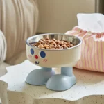 Gamelle Chien Inox Surélevée pour chien et chat