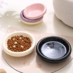 gamelle chat céramique ronde pour chiens et chats