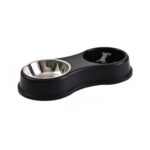 gamelle chat double anti glouton pour chiens et chats