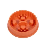 gamelle anti-glouton chien cœur orange