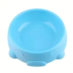 gamelle chien plastique cochon bleu