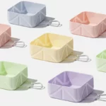 Gamelle chat pliable en silicone pour un rangement facile