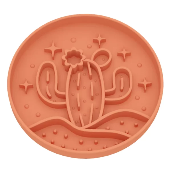 gamelle anti glouton chien cactus orange