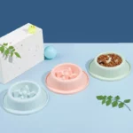 gamelle anti-glouton chat ronde pour animaux