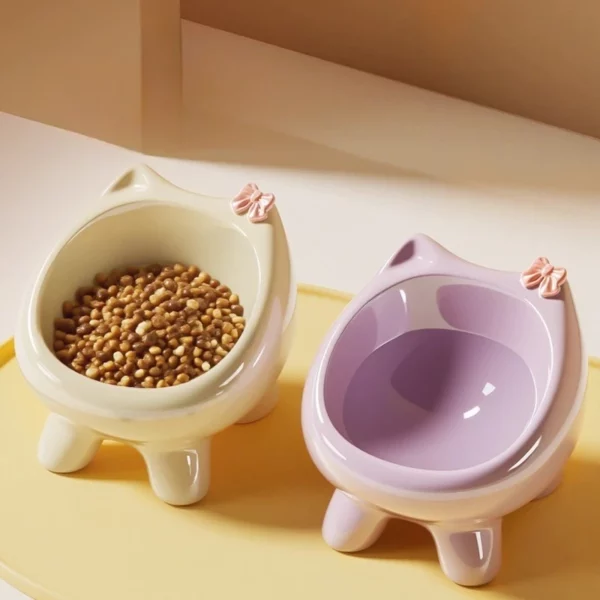 gamelle chat surélevée inclinée pour chien et chat