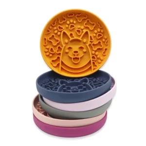 gamelle anti glouton chiens silicone pour chien et chat