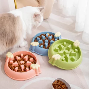gamelle anti glouton chien ailes pour chiens et chats
