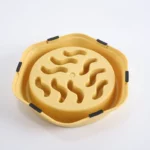 gamelle anti glouton chien ondulée pour chiot et chaton
