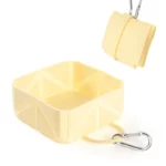 Gamelle pliable pour chat en silicone, accessoire essentiel