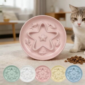 gamelle anti-glouton chat relief pour chien et chat