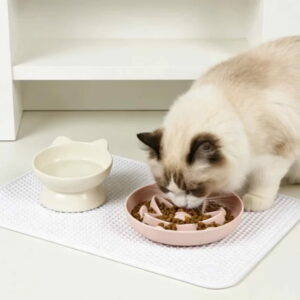 gamelle anti-glouton chat relief pour chiens et chats