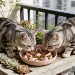 gamelle anti-glouton chat relief pour chiot et chaton