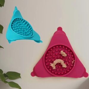 gamelle anti glouton chien triangle pour animal