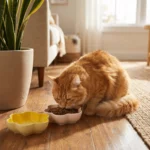 gamelle chat céramique patte pour chien et chat