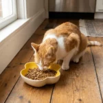 gamelle chat céramique patte pour chiens et chats