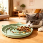 gamelle anti-glouton chat spirale pour chiens et chats