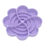 gamelle anti glouton chat fleurs violet