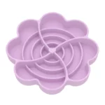 gamelle anti glouton chat fleurs rose