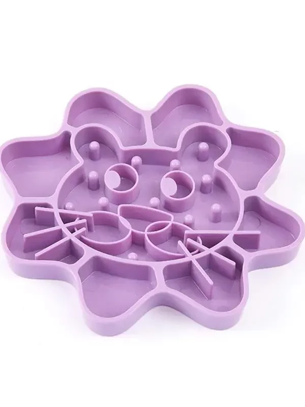 gamelle anti glouton chien lion pour chiens et chats