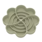 gamelle anti glouton chat fleurs vert