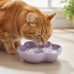 gamelle chat céramique patte pour animaux
